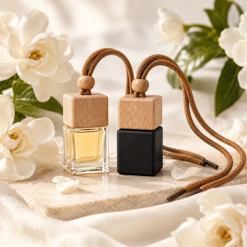 ACH-017-gardenia Gardenia – Κρεμαστό Αρωματικό Αυτοκινήτου 8ml - Image 1